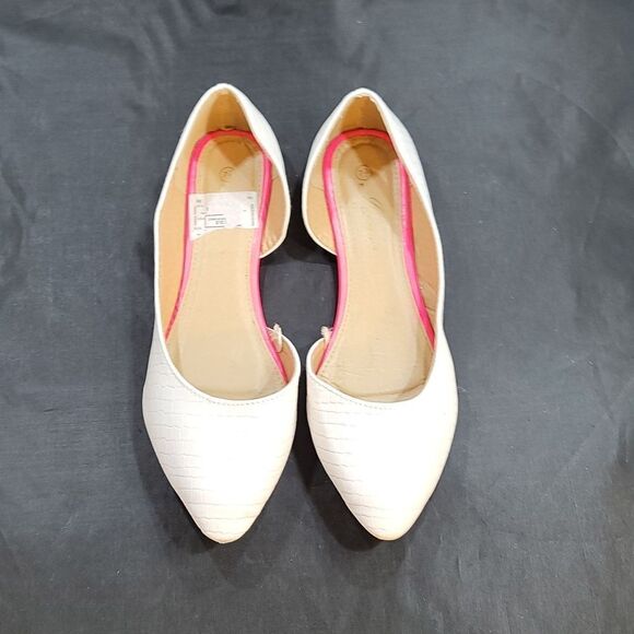 LYNX POINTED TOE D'ORSAY SLIP-ON WOMEN"S FLAT - Picture 3 of 13